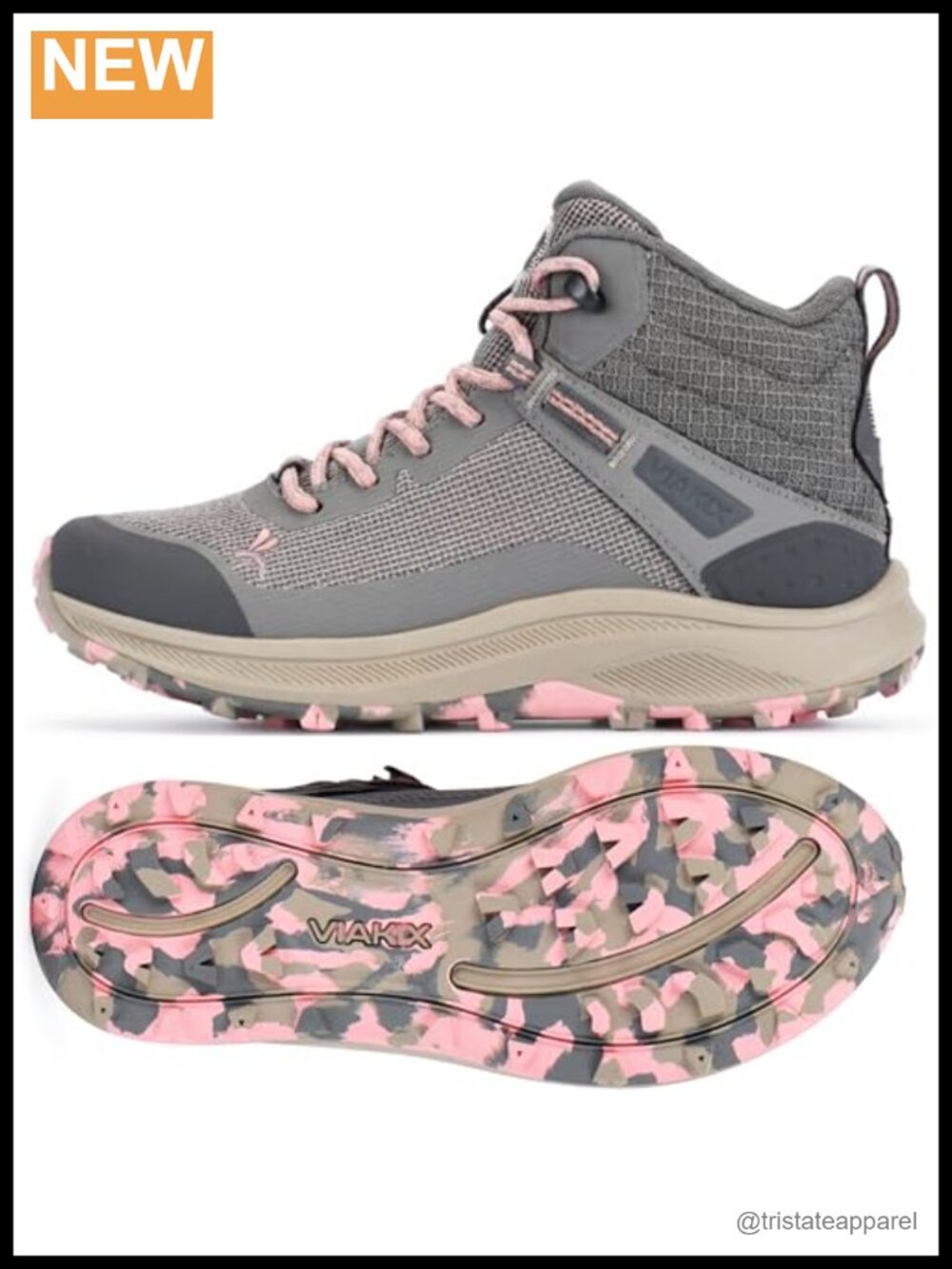 Waterproof Lightweight Hiking Boots Mid-Cut Trail Shoes